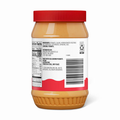 Value-size creamy peanut butter for snacks