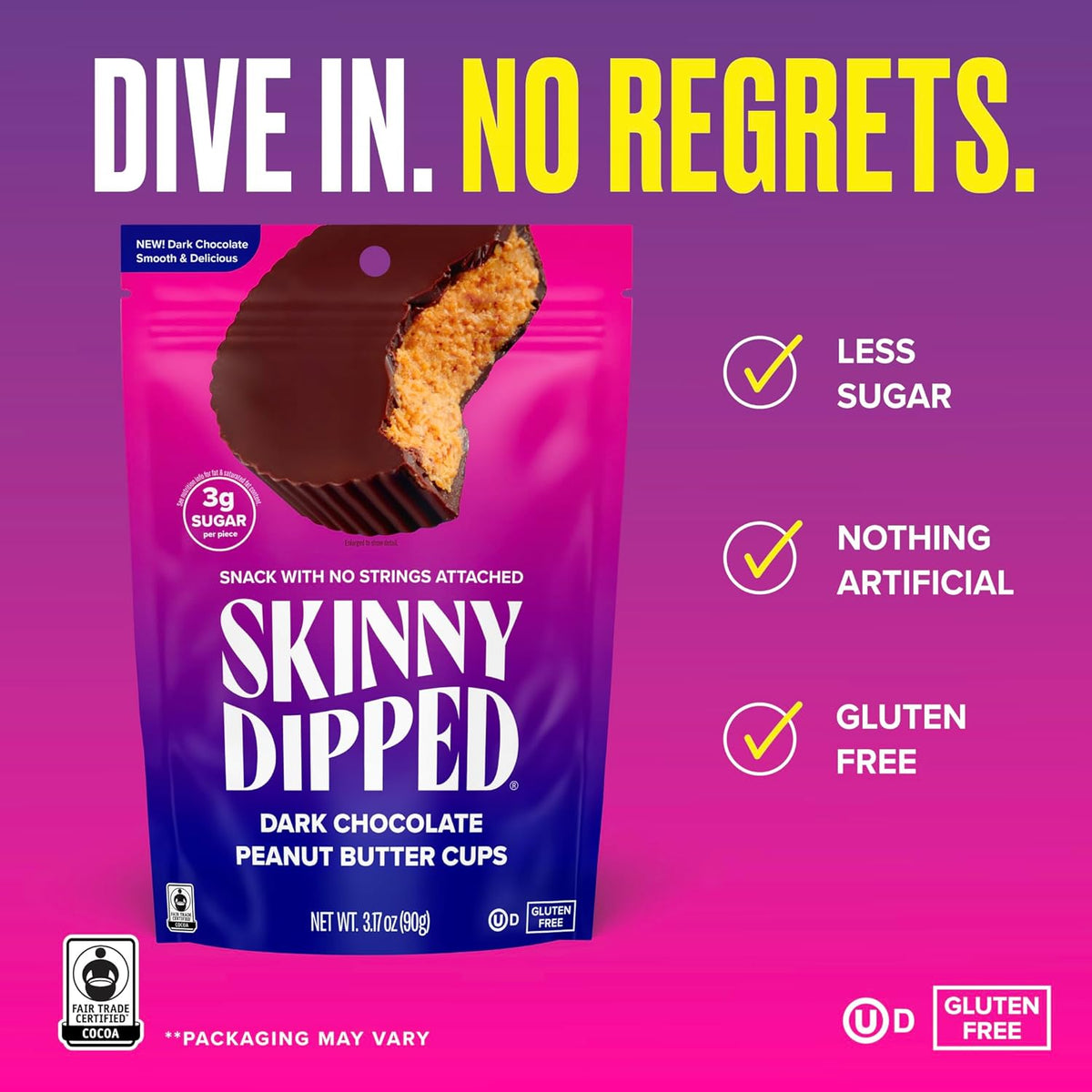 SKINNYDIPPED chocolate peanut butter cups product image