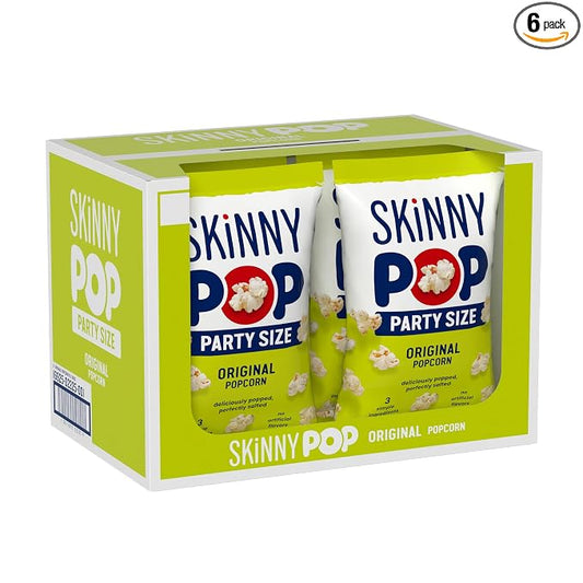 SKINNYPOP Original gluten-free popcorn party-size bags
