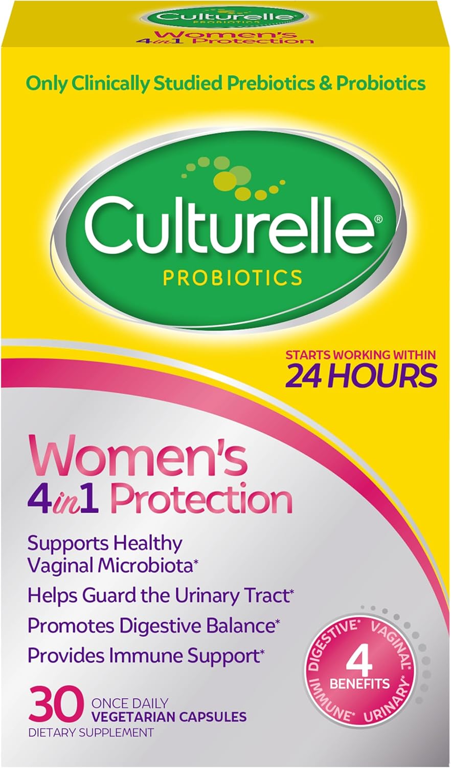 Culturelle women’s 4-in-1 probiotic supplement box