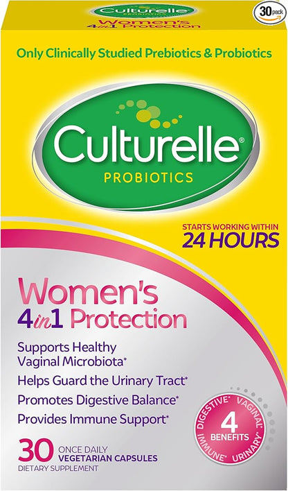 Culturelle probiotics for women with prebiotics 30 count