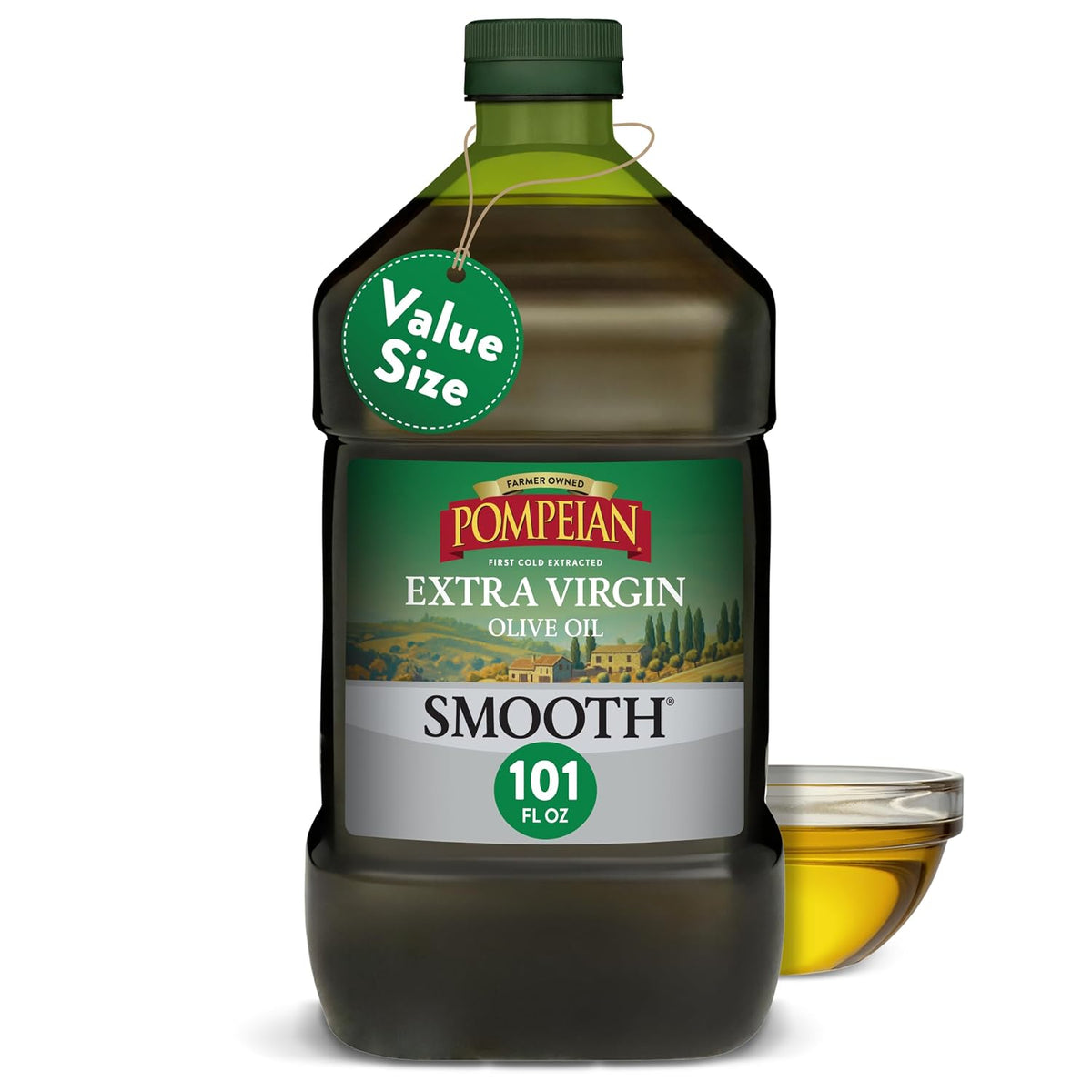 Pompeian extra virgin olive oil large 3 L bottle