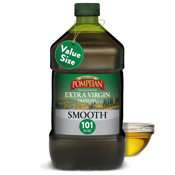 Pompeian Smooth Extra Virgin Olive Oil 101 fl oz bottle