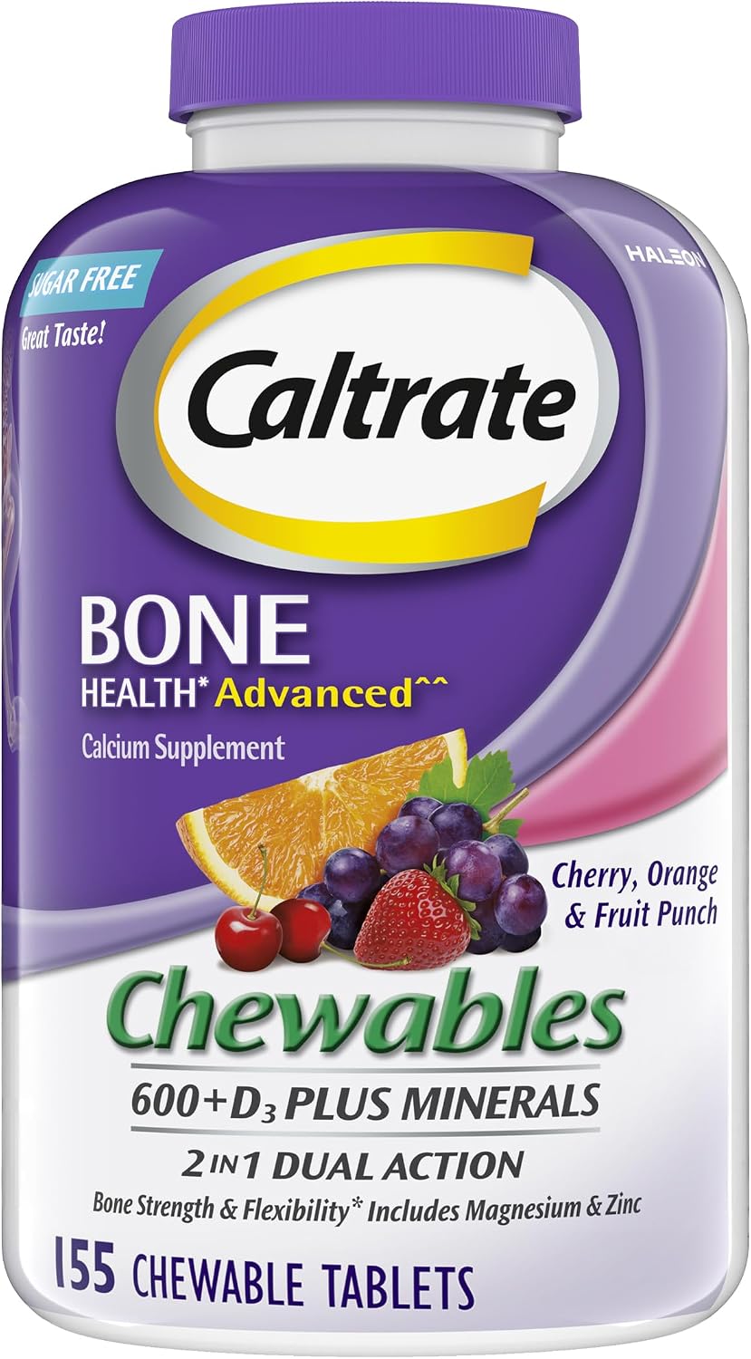 Caltrate chewable calcium and vitamin D3 supplement