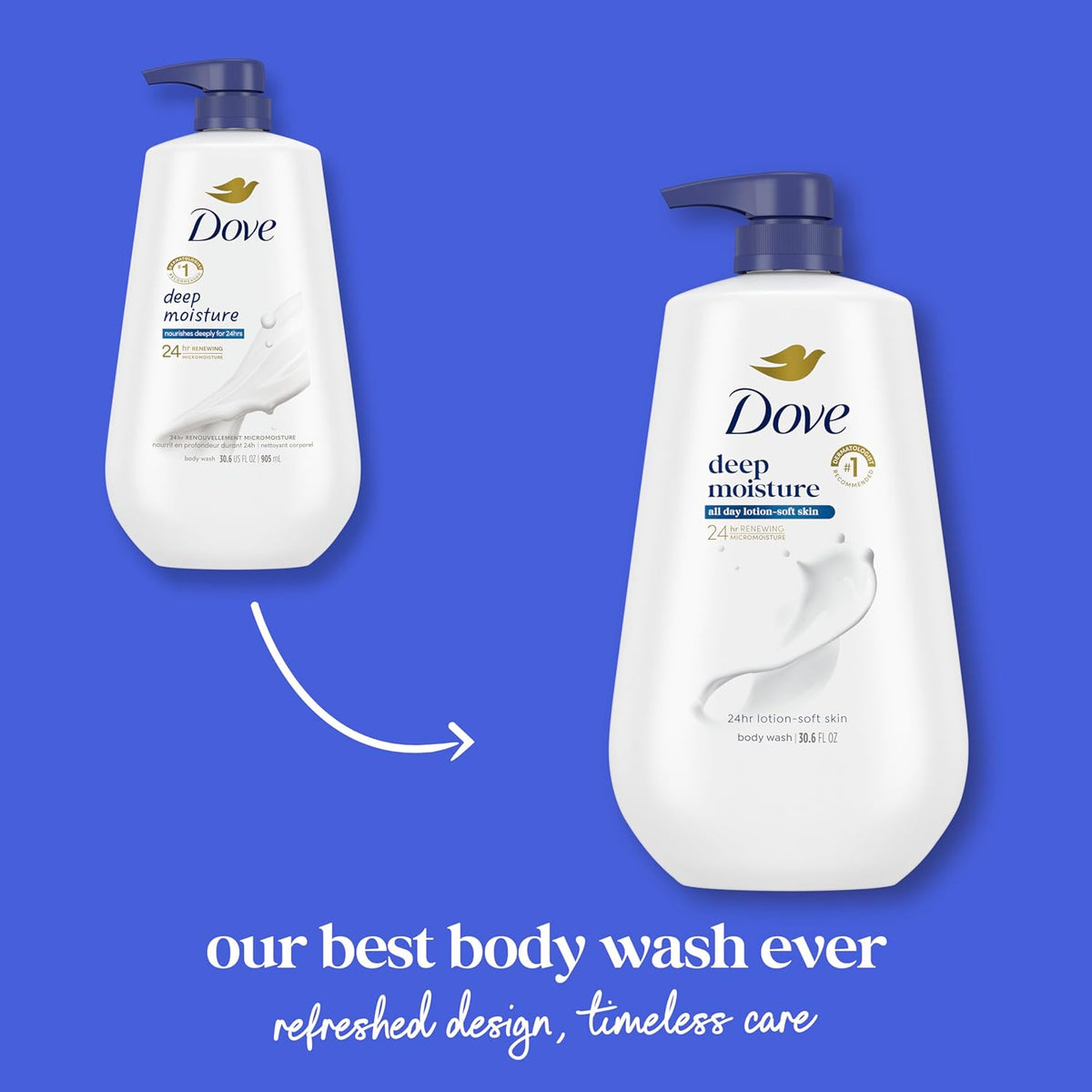 Dove Deep Moisture creamy body cleanser
