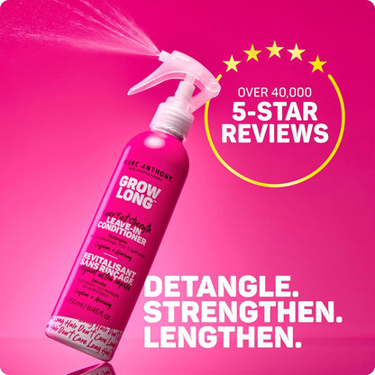 Grow Long conditioner spray with caffeine biotin and ginseng