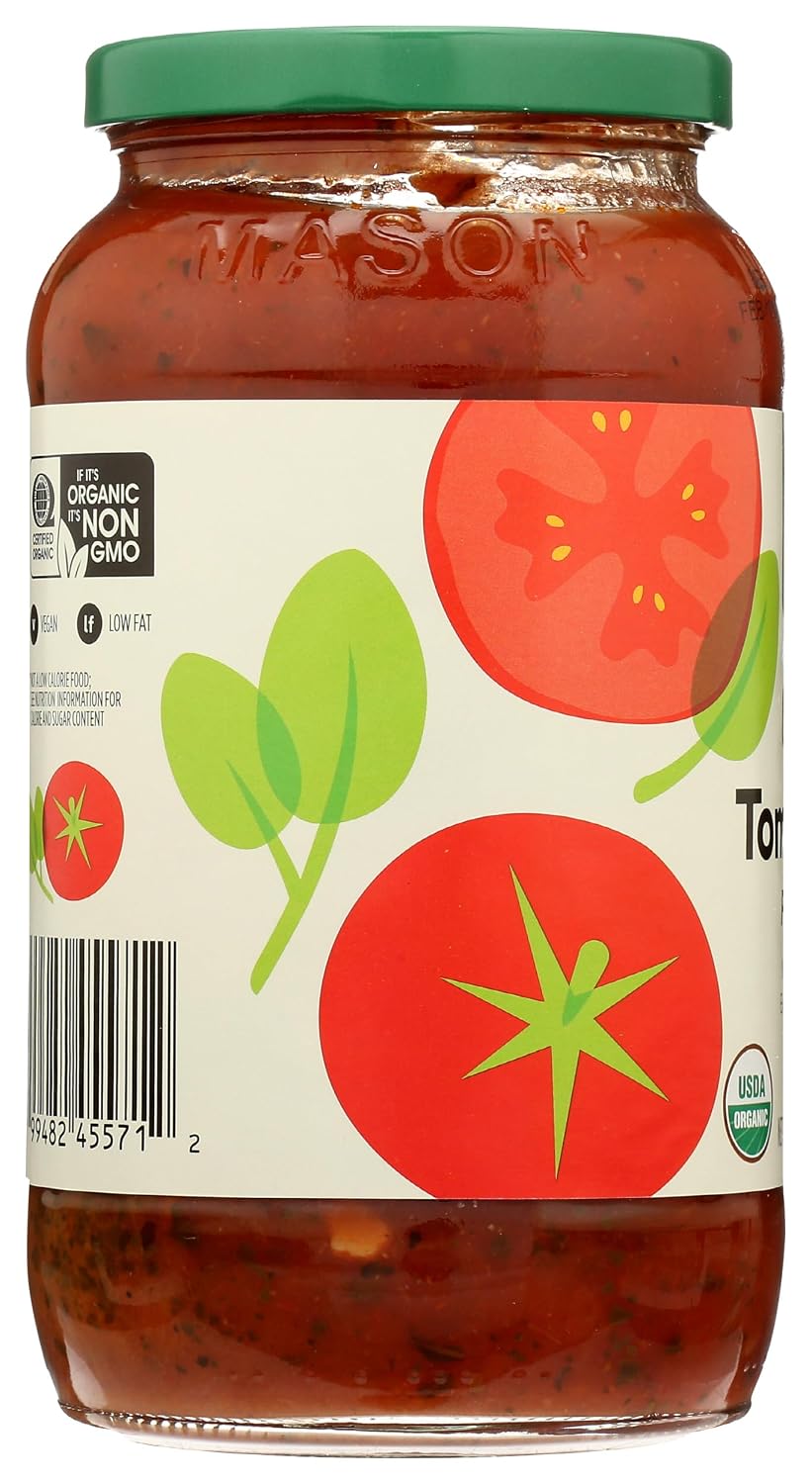 25 ounce organic tomato basil pasta sauce