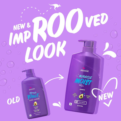 Hydrating shampoo for dry hair by Aussie