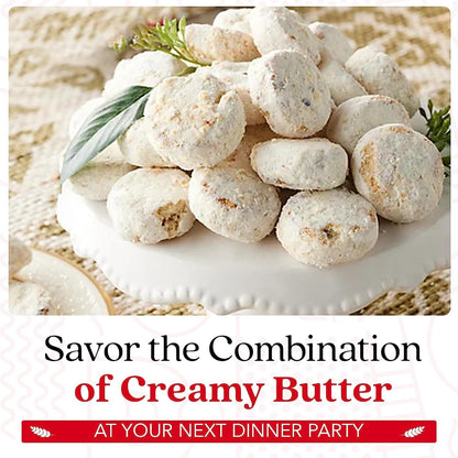 David's Cookies Butter Pecan Meltaways 64oz two-pack