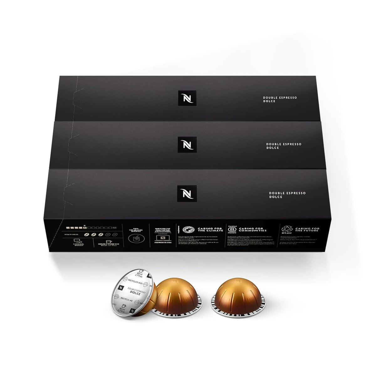 Nespresso Vertuo coffee capsules for double espresso