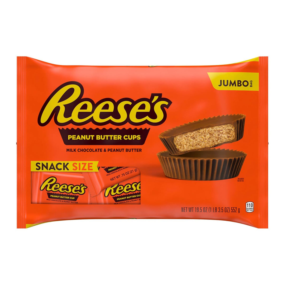 REESE'S jumbo candy bag for sharing and snacking