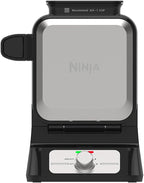 Ninja Belgian waffle maker pro black and silver