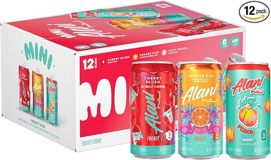Alani Nu energy drinks variety pack 12 cans