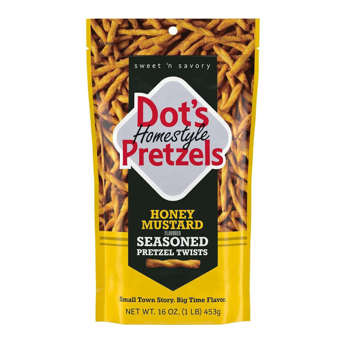 Dot's Homestyle Pretzels honey mustard snack bag