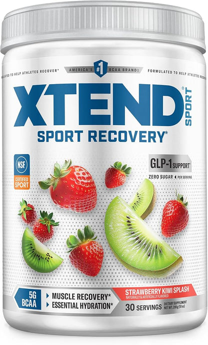 Xtend Sport BCAA Powder Strawberry Kiwi Splash tub