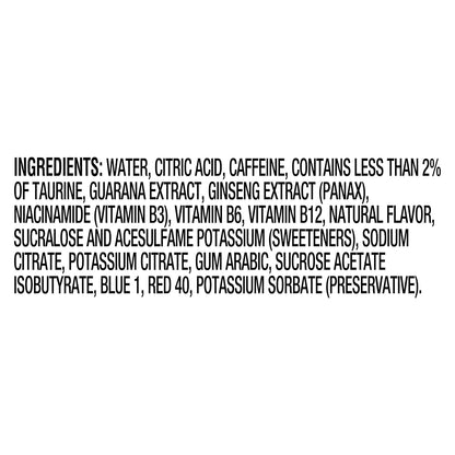 Sugar-free black cherry water enhancer