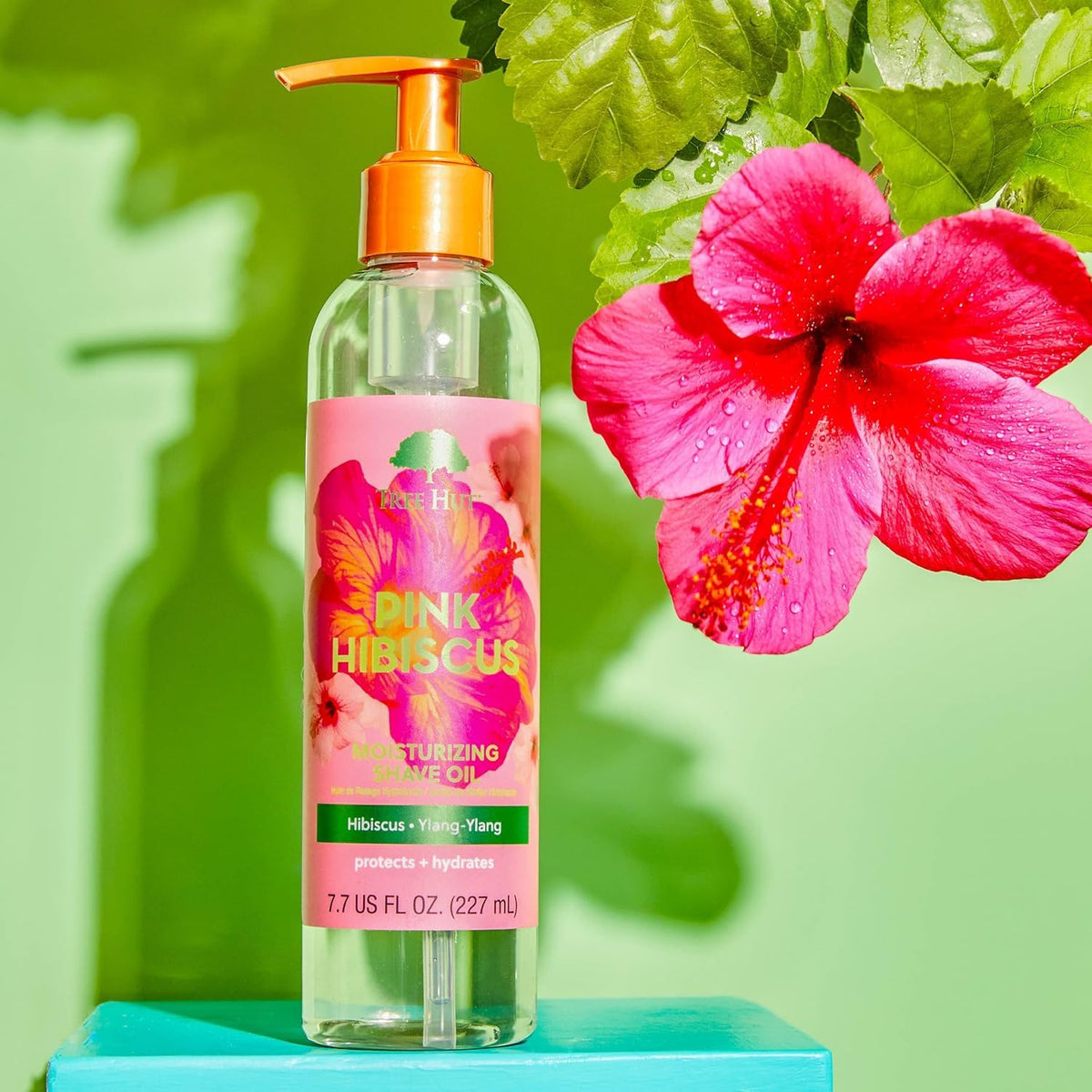 Floral scented shave oil for women