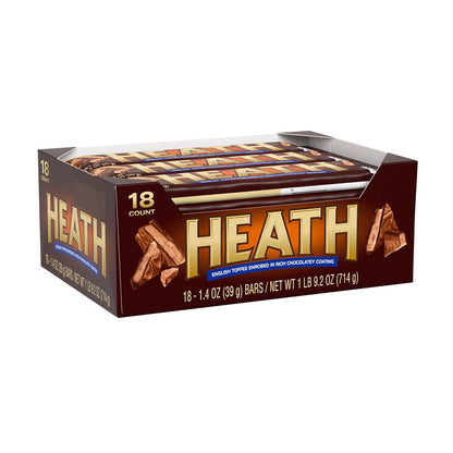 Bulk box of HEATH toffee candy bars for snacking