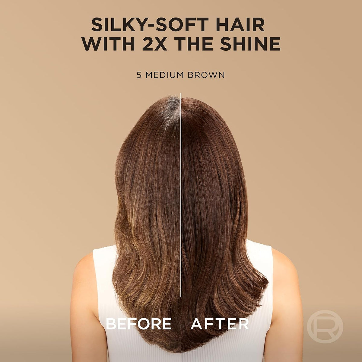 Medium ash brown at-home hair dye by L'Oreal Paris