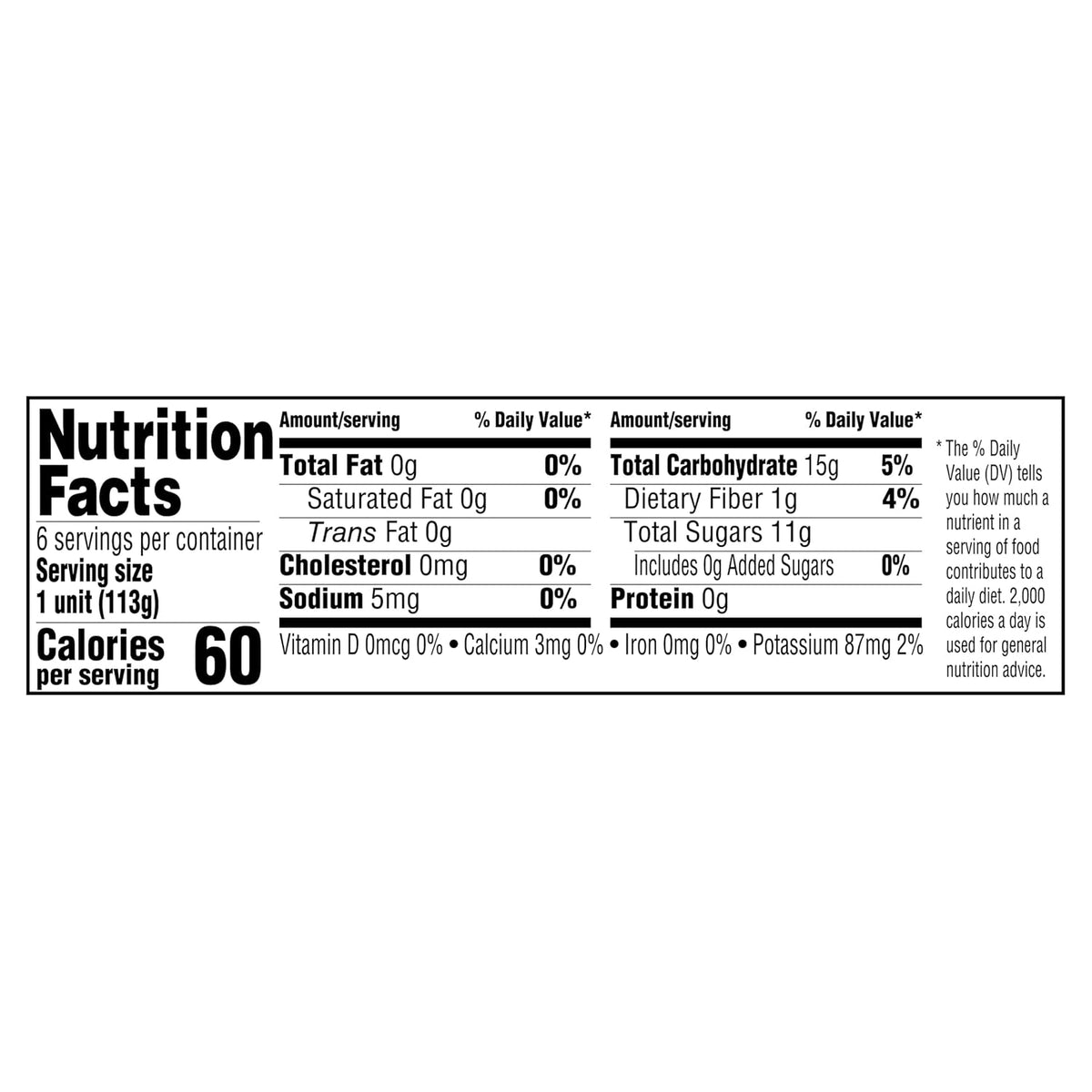 Happy Belly unsweetened applesauce 6 count package