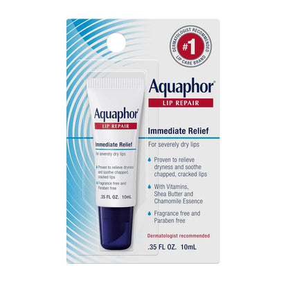 Aquaphor lip balm for dry chapped lips