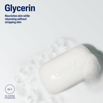 Sensitive skin face and body cleansing bar