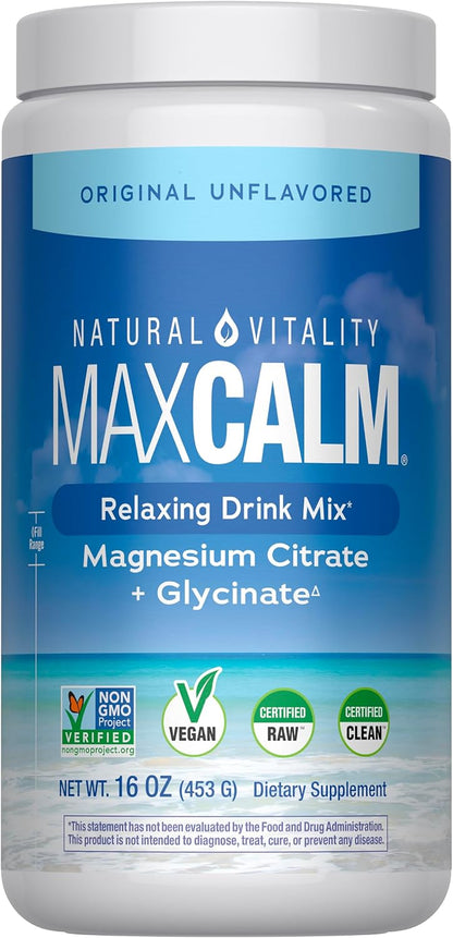 Original unflavored magnesium powder supplement container