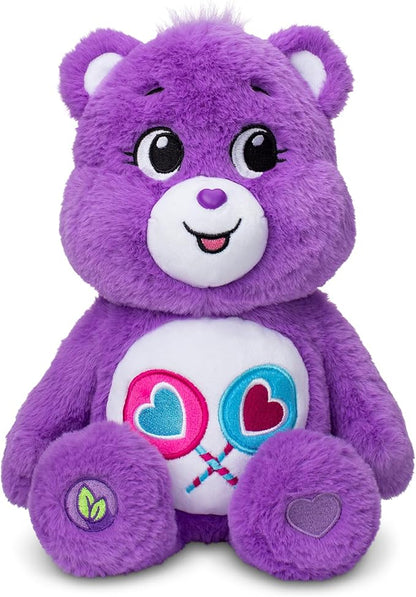 Care Bears Share Bear 14 inch purple plush toy