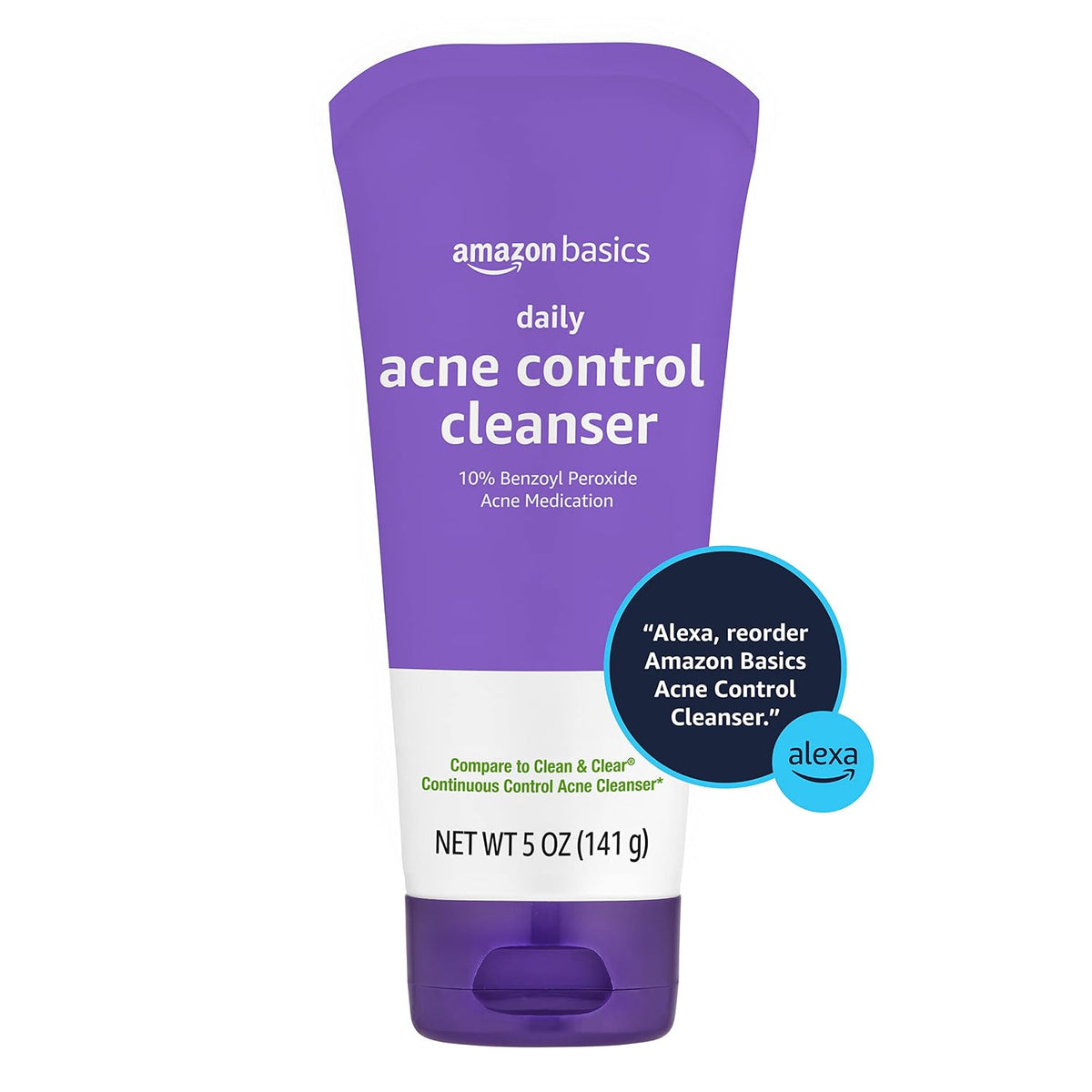 Amazon Basics face wash for acne-prone skin