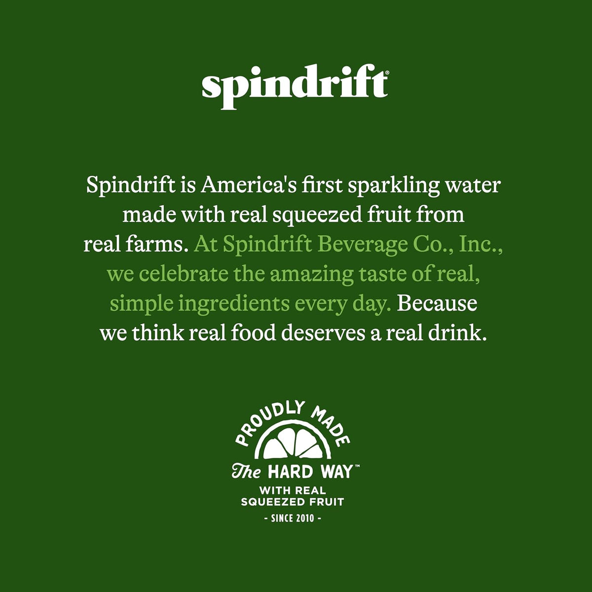 Spindrift fruit sparkling water 24 pack