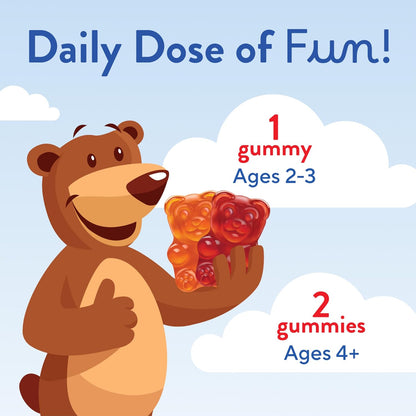 Kids gummy multivitamins with essential nutrients