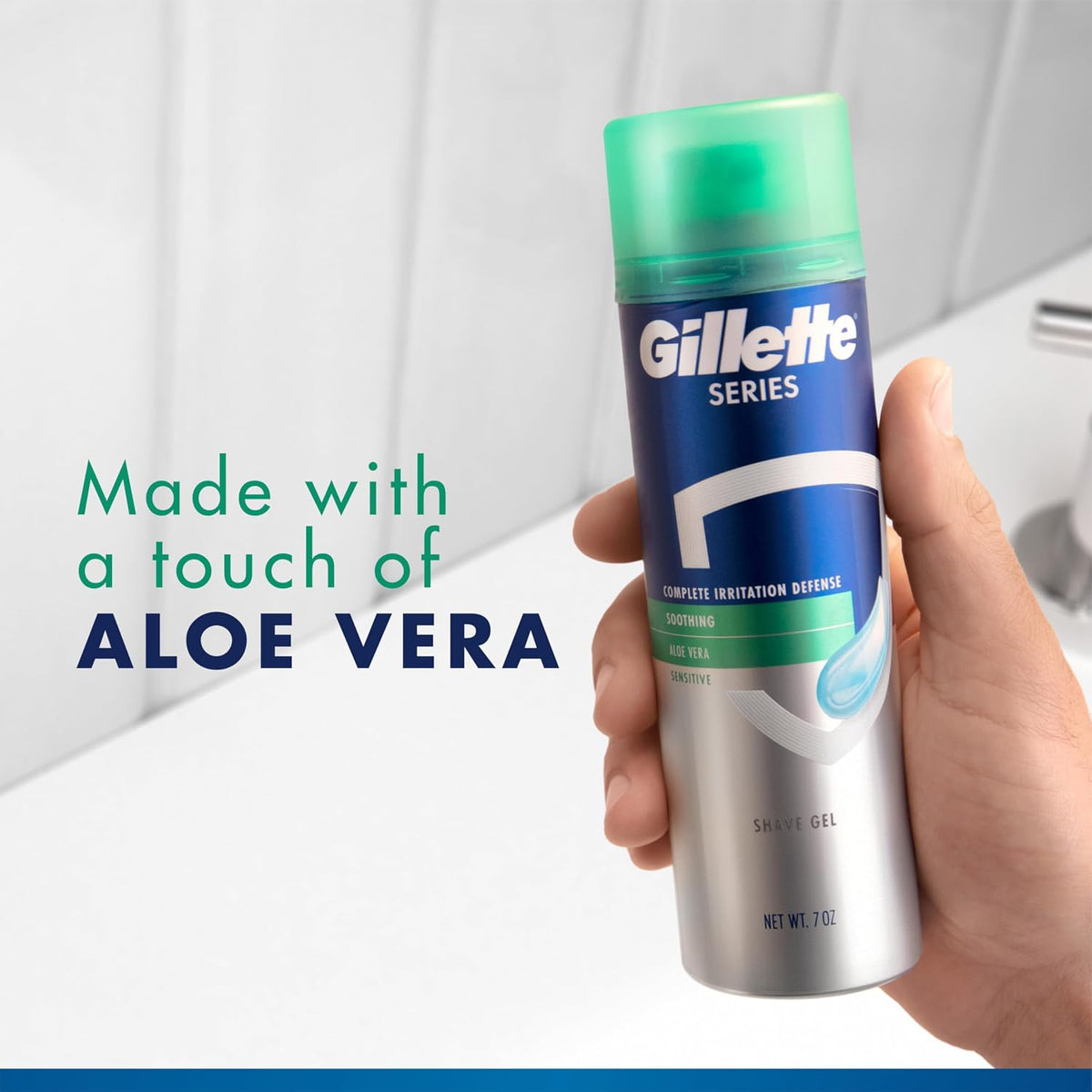 Gillette shave gel for sensitive skin