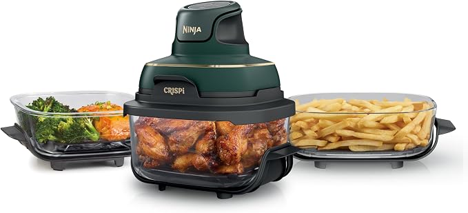 Ninja Crispi emerald glass air fryer with PowerPod