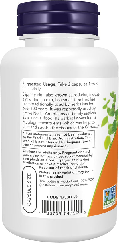 NOW Foods GI tract support herbal supplement bottle