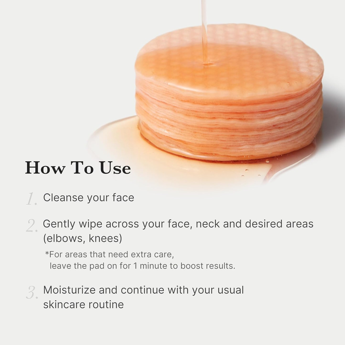 medicube Toner Pads Zero Pore Pad 2.0 | Dual-Textured Facial Pad for Exfoliation and Pore Care with 4.5% AHA Lactic Acid, 0.45% BHA Salicylic Acid | Ideal for All, Korean Skin Care, 70 Pads (1 Pack)