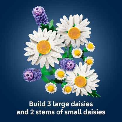 LEGO Botanicals Daisies display decor set