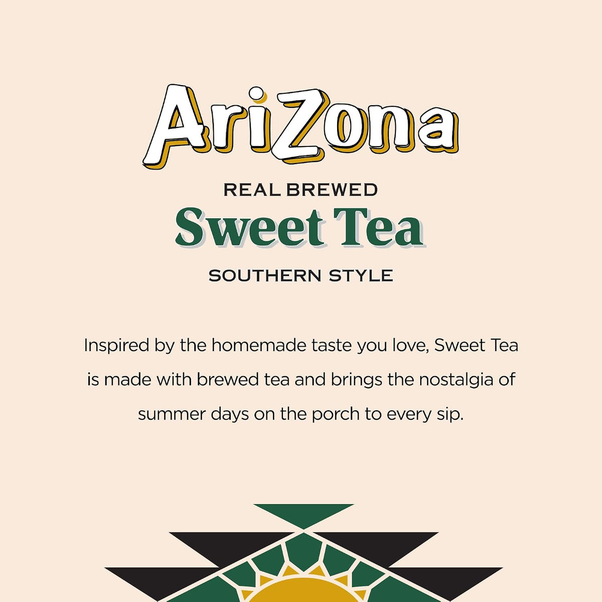 AriZona Sweet Tea ready to drink beverage pack