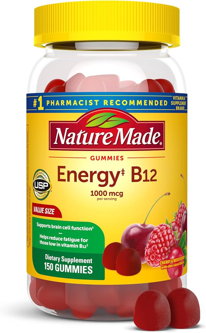 Nature Made Vitamin B12 Gummies 150 count bottle