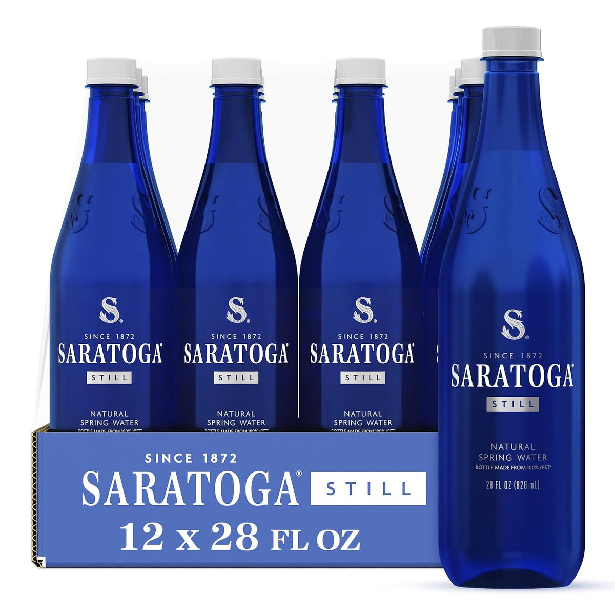 Saratoga 28 fl oz still bottled water