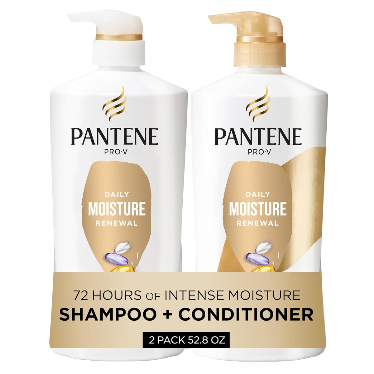 Pantene moisture renewal hair care set with Miracle Rescue Shot