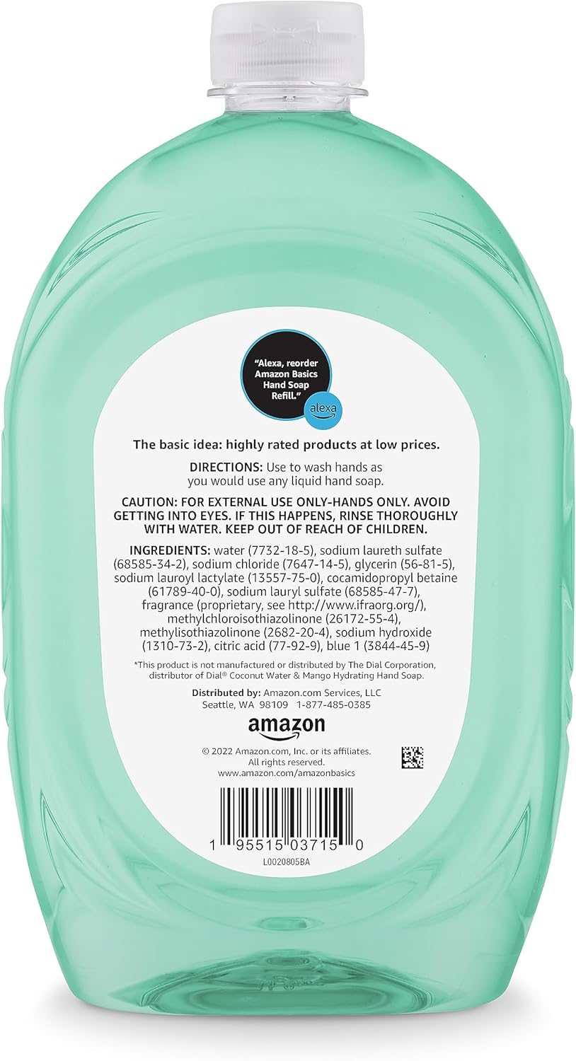 Triclosan-free mango coconut hand wash refill