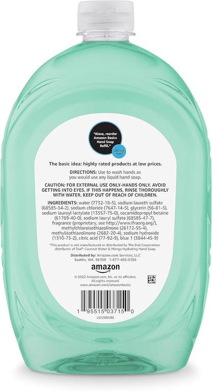 Triclosan-free mango coconut hand wash refill