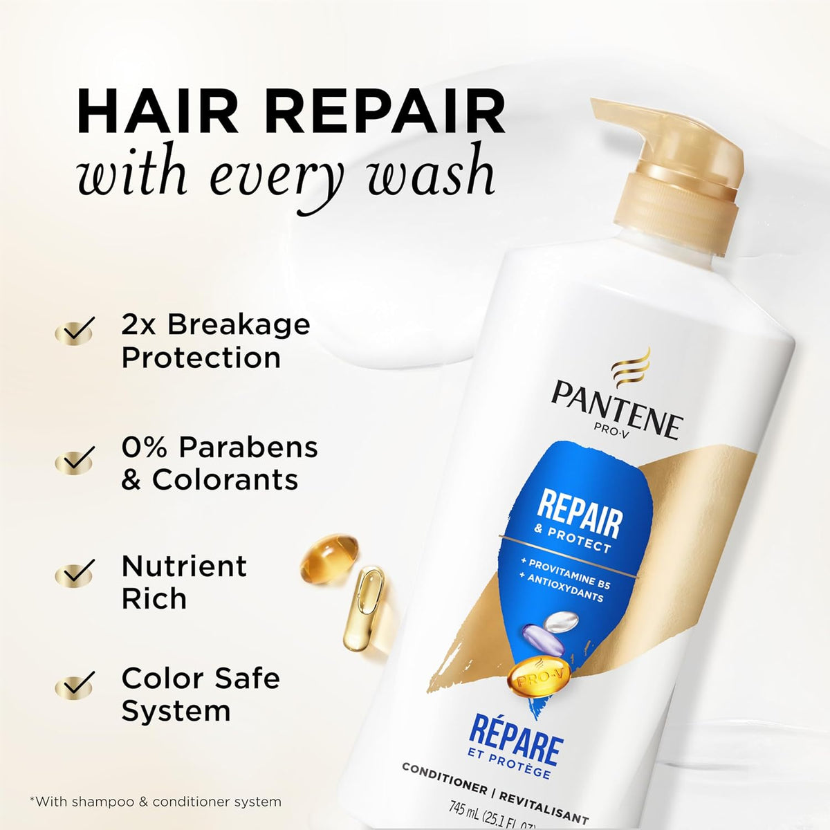 Pantene Repair & Protect antioxidant-rich conditioner