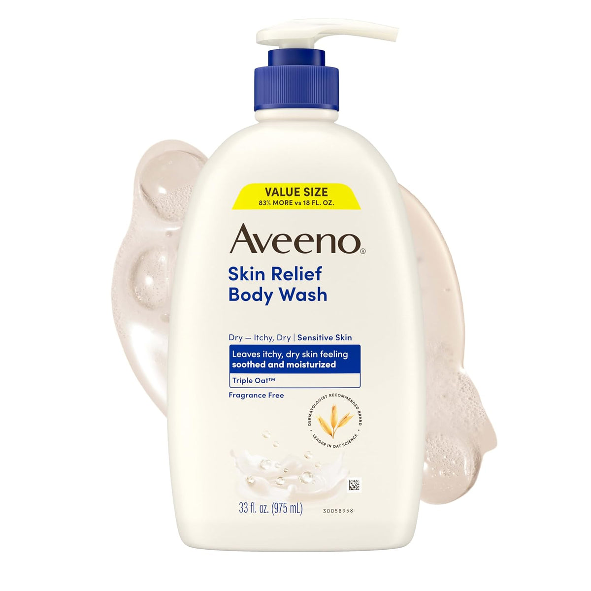 Aveeno sensitive skin body wash with Triple Oat Complex