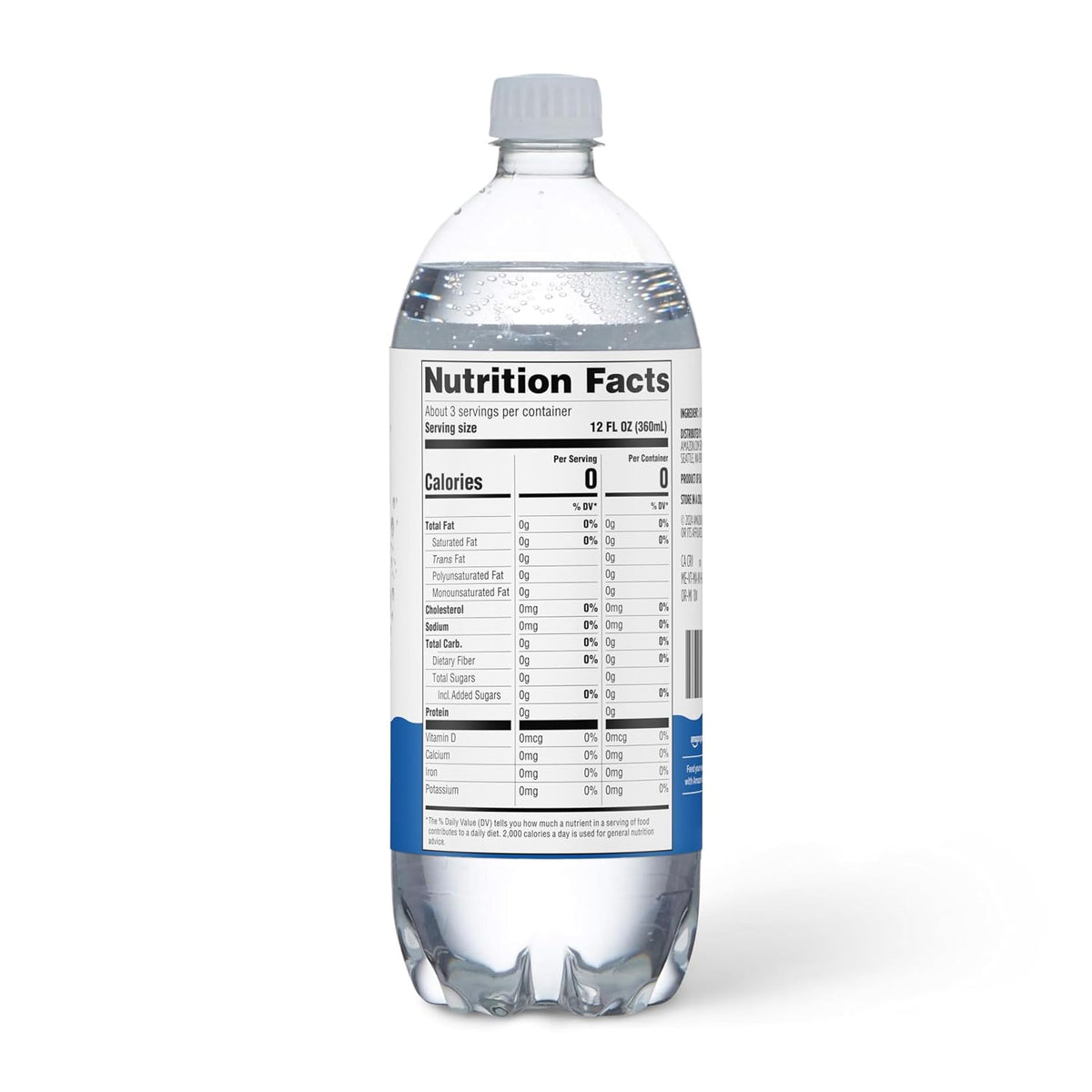 33.8 fl oz sparkling seltzer water bottle