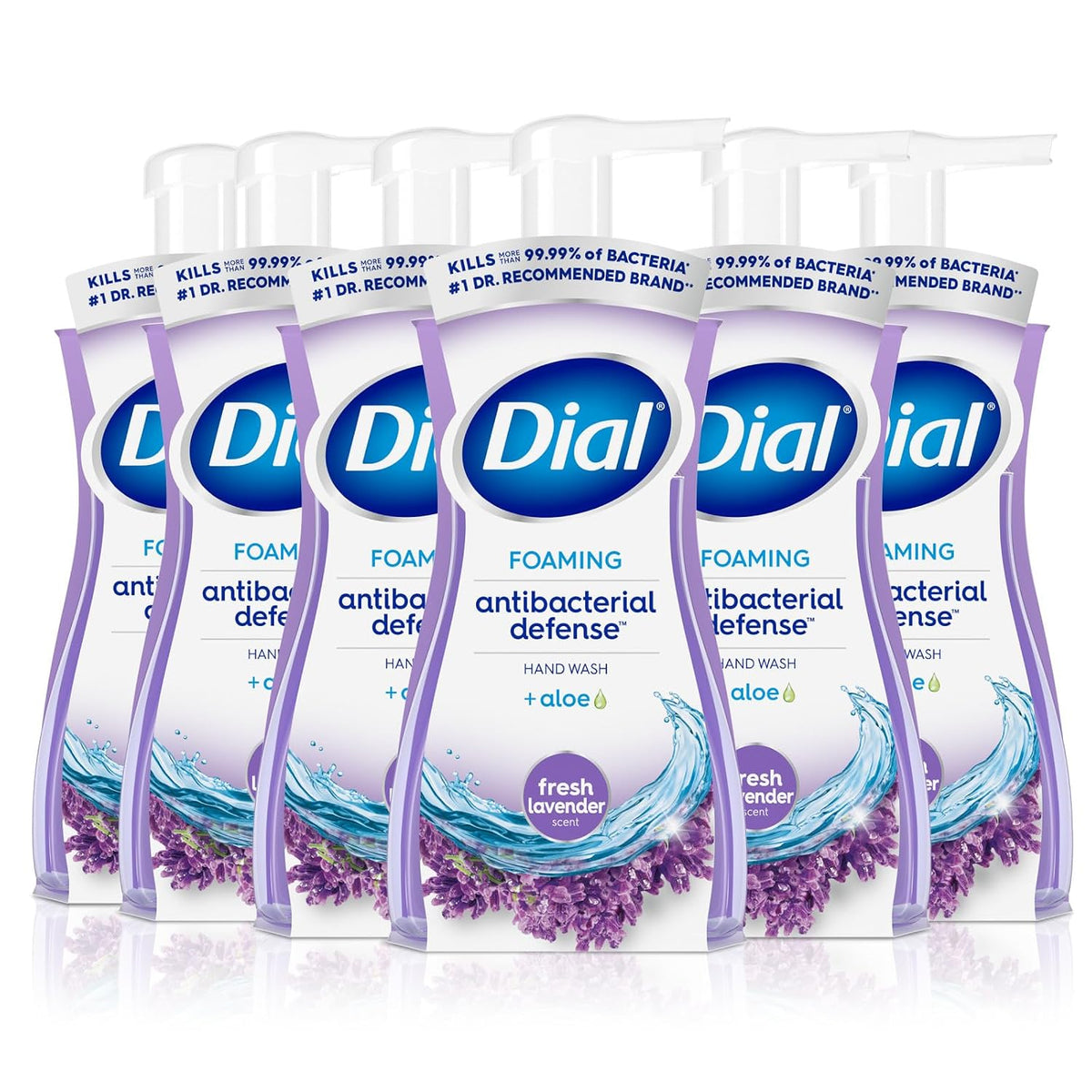Dial lavender foaming hand wash bottle 7.5 fl oz