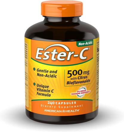 American Health Ester-C with citrus bioflavonoids supplement bottle