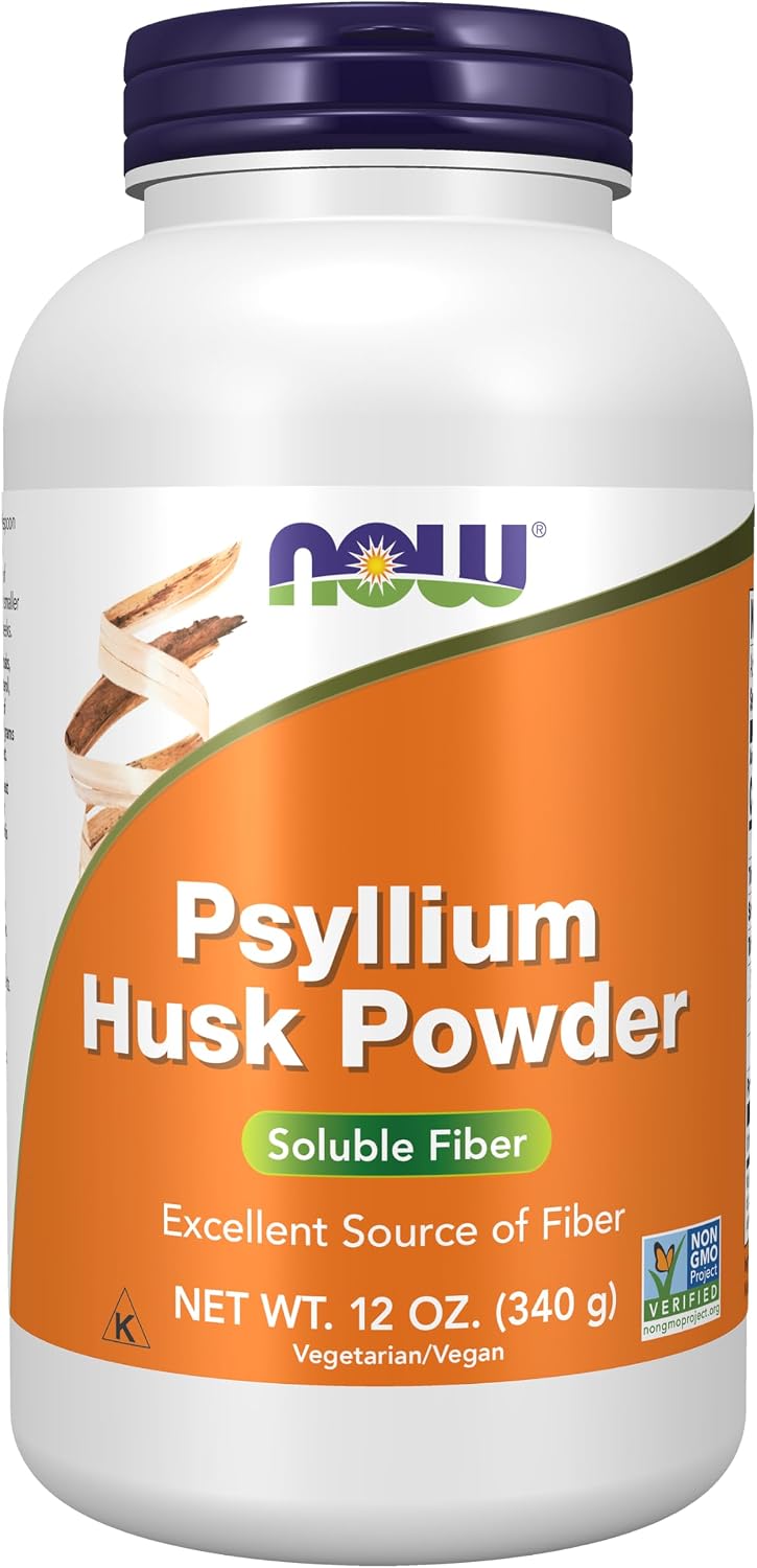 Psyllium husk soluble fiber supplement powder