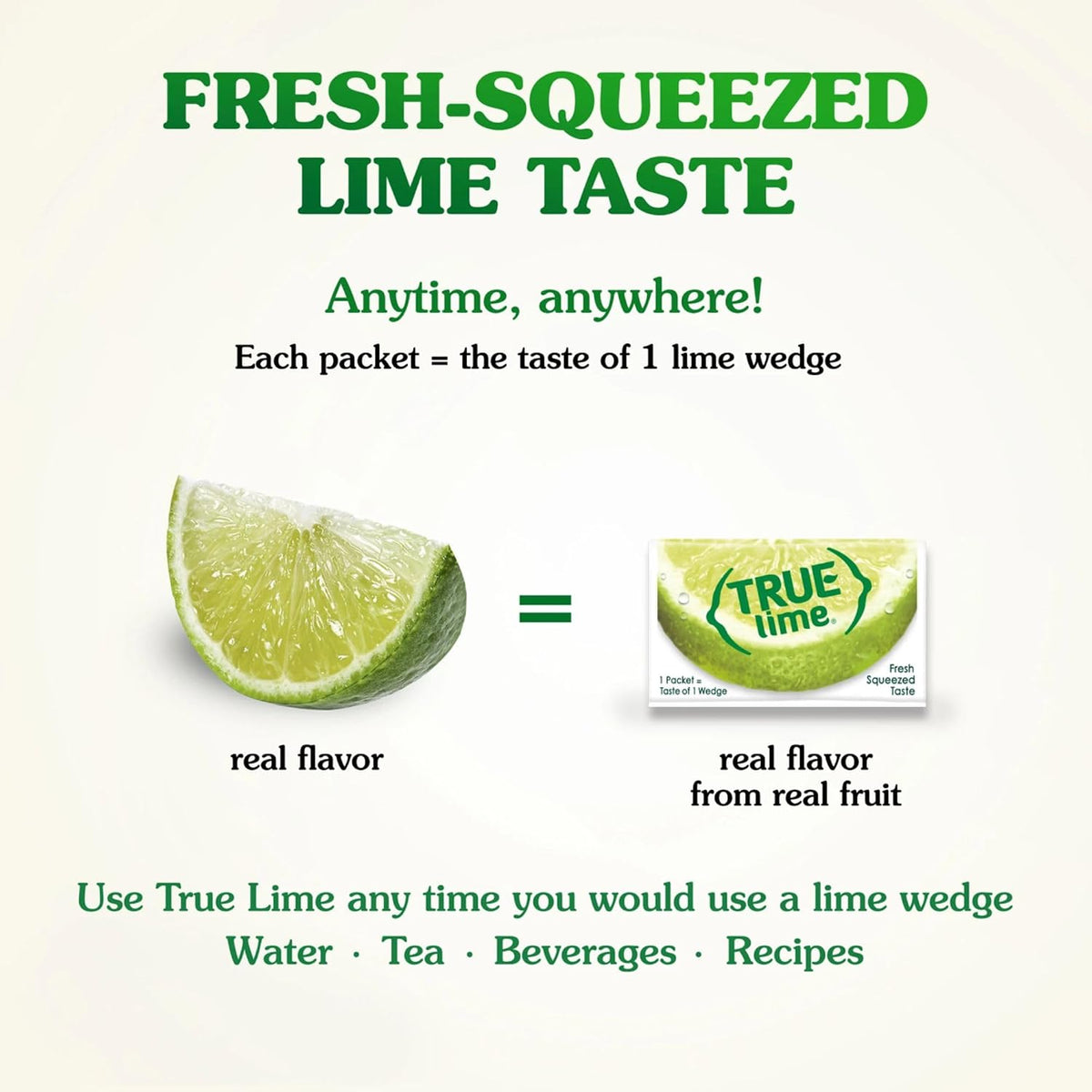 True Lime crystallized lime packets pantry beverage mix