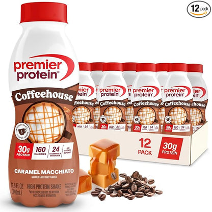Premier Protein Coffeehouse Caramel Macchiato shake 12 pack